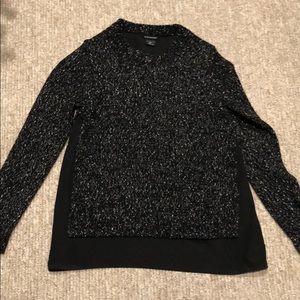 Club Monaco Sweater with Silk Underlay